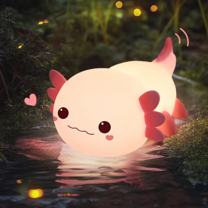 Axolotl Cute Squishy Night Light