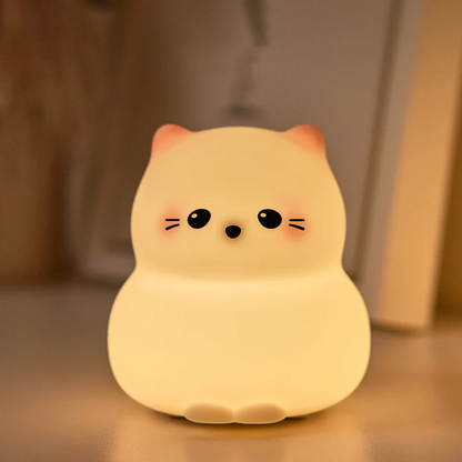 Cute Kitten Tap Night Lamp