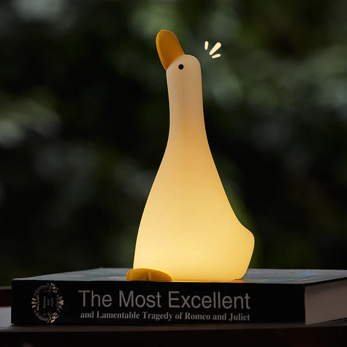 Cute Duck Squishy Night Light