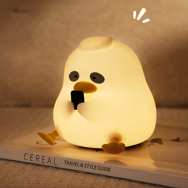 Cute Duck Squishy Night Light