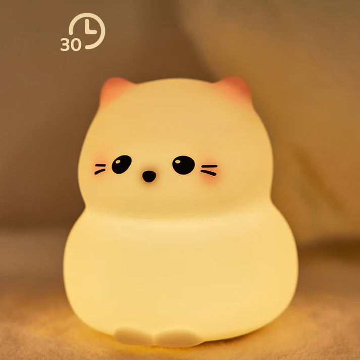 Cute Kitten Tap Night Lamp