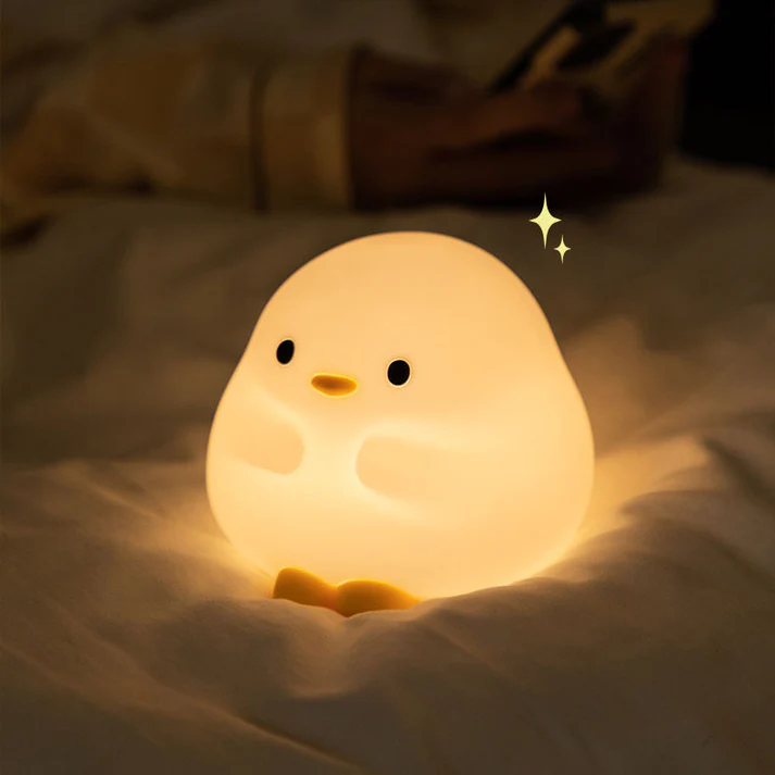 Cute Duck Squishy Night Light